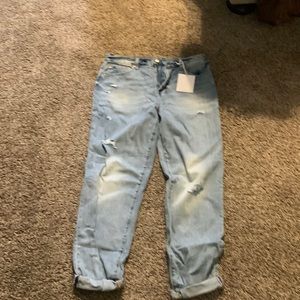 Brand new distressed pistola jeans
